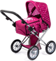 Wózek dla lalki Bayer City Star 70 cm Pink (4003336136678) - obraz 7