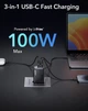 Зарядний пристрій Anker 737 Charger GaNPrime 100W Black (A2343) - зображення 8