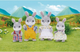 Набір фігурок Epoch Sylvanian Families Сім'я сірих кроликів 4 шт (5054131040300) - зображення 3