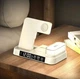 Беспроводная зарядная док-станция VIKEFON 3 в 1 для смартфонов / наушников / Samsung Watch, с подсветкой и ночником, белая "G" (78798859) - изображение 2