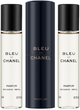 Набір для чоловіків Chanel Парфуми Chanel Bleu de Chanel Parfum Twist and Spray 20 мл + Змінний блок 2 x 20 мл (3145891071207) - зображення 1