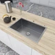 Мойка кухонная под столешницу Nett из нержавейки 1.5 мм NS-6845 с сифоном - изображение 9