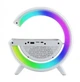 Ночник светильник / Настольная смарт-лампа-ночник RGB с беспроводной зарядкой и Bluetooth колонкой - изображение 10