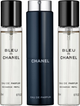 Zestaw męski Chanel Woda perfumowana Chanel Bleu de Chanel 20 ml + Wymienny wkład 2 x 20 ml (3145891073003) - obraz 1