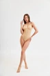 Коригуюче боді на бретельках з глибоким вирізом Nud XL Тілесний - зображення 6