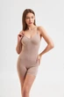 Стягуюче боді-шорти для корекції фігури комбідрес Nud XL Бежевий - зображення 1