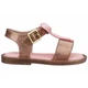 Сандалии на девочку Мини Мелисса Mini Melissa Sandal С9 25 15,7см Золотистый - изображение 2
