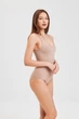 Коригуюче стягувальне боді комбідрес з трусиками сліпи Corset Nud L Тілесний - зображення 4