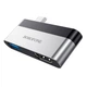 Перехідник BOROFONE DH2 Type-C(Male) - USB3.0+2*HDMI, Black, Box - зображення 1
