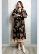 Пальто на запах, на підкладці коричневе Modissima Італія М 36-720 - зображення 2