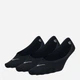 Набор женских носков 3 пары Nike Women's Lightweight Footi SX4863-010 38-42 Черных (886066528463) - изображение 1