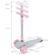 Детский самокат для ребенка 90-135см до 50кг Kidwell Jax gray/pink серый Польша - изображение 2