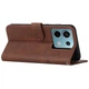 Чохол-книжка з застібкою UniCase Jet Cover для Xiaomi Redmi Note 13 Pro 4G / Poco M6 Pro - Brown - зображення 3