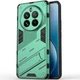 Защитный чехол с подставкой Deexe Bibercas для Realme 12 Pro / 12 Pro+ - Green - изображение 1