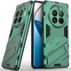 Защитный чехол с подставкой Deexe Bibercas для Realme 12 Pro / 12 Pro+ - Green - изображение 3