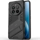 Захисний чохол з підставкою Deexe Bibercas для Realme 12 Pro / 12 Pro+ - Black - зображення 1