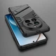 Захисний чохол з підставкою Deexe Bibercas для Realme 12 Pro / 12 Pro+ - Black - зображення 4