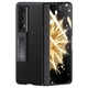 Захисний чохол Deexe Leather Kickstand для Honor Magic V2 - Black - зображення 2