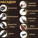 Набір акумуляторних електроінструментів 9в1 багатофункціональний з 9 насадками та 2 акумуляторами у валізі для дому, дачі, будівельних та ремонтних робіт, B-112 - зображення 2