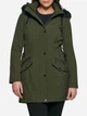 Парка демисезонная с мехом женская Guess 623534733 M Зеленая (1159800871) - изображение 1
