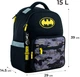 Рюкзак шкільний Kite DC Comics Batman 39х29х14.5 см Чорний (DC24-770M) - зображення 2