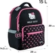 Рюкзак шкільний Kite Hello Kitty 39х29х14.5 см Чорний (HK24-770M) - зображення 2