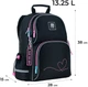 Рюкзак шкільний Kite Heart 38x28x15 см Чорний (K24-702M-1 LED) - зображення 2