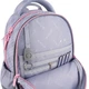 Рюкзак шкільний Kite Fluffy Heart 36x27x16 см Сірий (K24-724S-1) - зображення 10
