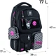 Рюкзак підлітковий Kite Education teens Kuromi 42x29x17 см Чорний (HK24-2587M) - зображення 2
