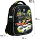 Шкільний набір Kite Hot Wheels 35x26x13.5 см Чорний (SET_HW24-555S) - зображення 2