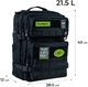 Рюкзак підлітковий Kite Education teens 43х28.5х12 см Чорний (K24-2593L-1) - зображення 2