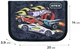 Шкільний набір Kite Hot Wheels 35х25х13 см Чорний (SET_HW24-501S) - зображення 19