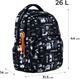 Рюкзак підлітковий Kite Education teens 44x31.5x14 см Принт (K24-903L-3) - зображення 2