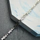 Браслет с узором из фианитов медицинская сталь родий (x073) - изображение 4