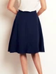 Spódnica rozkloszowana damska midi Awama A137 M Granatowa (5902360515000) - obraz 2