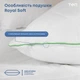Подушка антиаллергенная двухкамерная и двухсторонняя с мембраной ROYAL SOFT 50х70 см - изображение 7