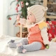 Теплые носки детские из мягкой махровой ткани серые one size 0-4 года - изображение 3