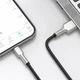 Кабель Baseus Cafule Metal Cable USB to Lightning 2.4A 1м (CALJK-A01) Black - изображение 8