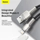 Кабель Baseus Cafule Metal Cable USB to Lightning 2.4A 0.25м (CALJK-01) Black - изображение 10