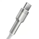 Кабель Baseus Cafule Metal Data Cable USB to Type-C 66W 6A 2м (CAKF000202) White - изображение 3