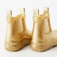 Детские резиновые сапоги для девочки Zara ZLK-6001-330-Gold 23 Золотистые (2300000362107) - изображение 4