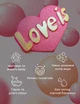 Бомбочка для ванни "Love is" аромат полуниця з вершками 105 г - зображення 3