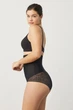 Высокие корректирующие трусики слип Ysabel Mora 19618 Черный, 2XL - изображение 2