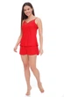 Пижама шелковая с шортами Martelle Lingerie 301 L, Красный - изображение 1