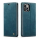 Чехол книжка Caseme с магнитом для iPhone 13 зеленый бумажник - изображение 1