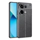 Протиударний чохол для Xiaomi Redmi Note 13 Pro чорний гумовий бампер - зображення 2