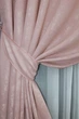 Комплект готовых штор VR-Textil Жаккард Sultan YL № 1370ш Бледно-розовый 150х270 см 2 шт (33-0231) - изображение 4