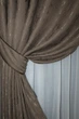 Комплект готовых штор VR-Textil Лен мрамор Pavliani № 1372ш Какао 100х270 см 2 шт (31-622 ) - изображение 4