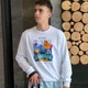 Світшот чоловічий Малюнки принт Харків XL білий (CMHK01) - зображення 4