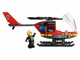 Конструктор LEGO City Пожежний рятувальний гелікоптер 85 деталей (60411) - зображення 5